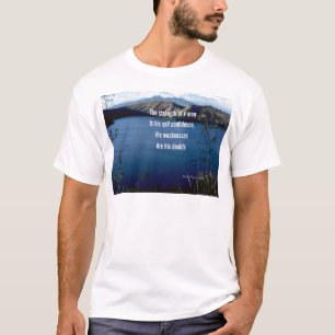Zelfvertrouwen-motivatie offerte t-shirt