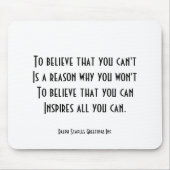 Zelfvertrouwen Muismat (Voorkant)