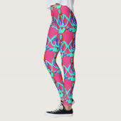 zelfvertrouwen zeg je wat een roze bikini meisje leggings (Links)