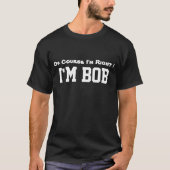 Zelfverzekerd Bob - Casual Mannen T-shirt (Voorkant)
