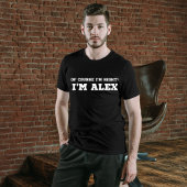 Zelfverzekerd Bob - Casual Mannen T-shirt