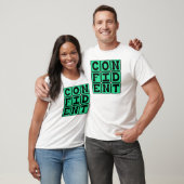 Zelfverzekerd, Motiverend T-shirt (Unisex)