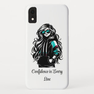 Zelfverzekerd Streetwear Meisje Case-Mate iPhone Case