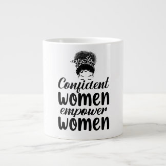 Zelfverzekerd Vrouwen Empower Vrouwen Quote Femini Grote Koffiekop