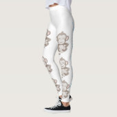 Zelfverzekerde Aap – Alledaagse Comfort Leggings (Links)