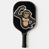 Zelfverzekerde Aap Pickleball Paddle (Achterkant)