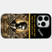 Zelfverzekerde advocaat in de rechtbank Case-Mate iPhone case (Achterkant (horizontaal))