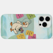 Zelfverzekerde eend met Motivatie plakbriefjes Case-Mate iPhone Case (Achterkant (horizontaal))
