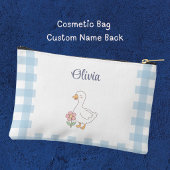 Zelfverzekerde Gans Gingham Print Naai Tas