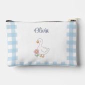 Zelfverzekerde Gans Gingham Print Naai Tas (Achterkant)