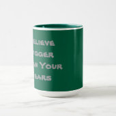 Zelfverzekerde Inspirerende Koffiemok Mok (Midden)