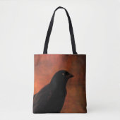 zelfverzekerde kraai tote bag (Voorkant)