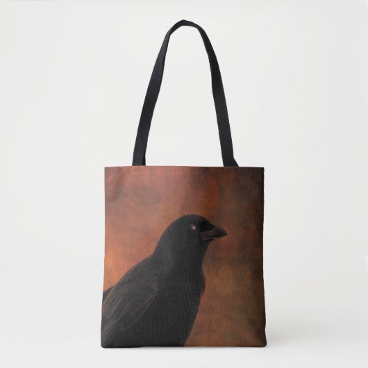 zelfverzekerde kraai tote bag (Voorkant)