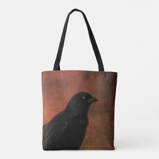 zelfverzekerde kraai tote bag (Achterkant)