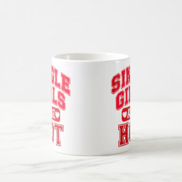 Zelfverzekerde single vibes koffiemok