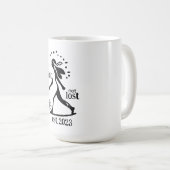 Zelfverzekerde Solo Reiziger Verklaring Koffiemok (Voorkant rechts)