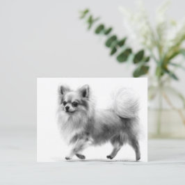 Zelfverzekerde stappen met de hand geschilderd Chi Briefkaart