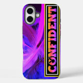 Zelfverzekerde telefoonhoes Case-Mate iPhone case (Achterkant)