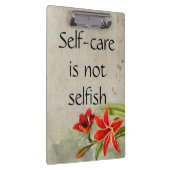 Zelfverzorging is geen losse behandeling met een F Klembord (Rechts)