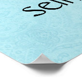 Zelfverzorging is geen losse Poster van het vlinde (Hoek)