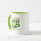 Zelfverzorging is niet egoïstisch mok (Voorkant links)