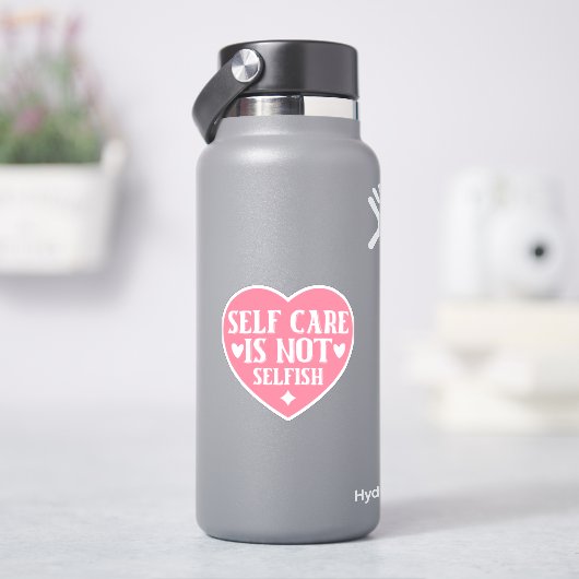 Zelfverzorging is niet egoïstisch sticker (HydroFlask)