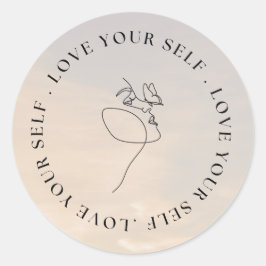 Zelfverzorging Ronde Sticker