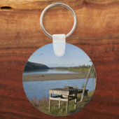 Zelfvoorzieningskamp van de Koyukuk Sleutelhanger (Voorkant)