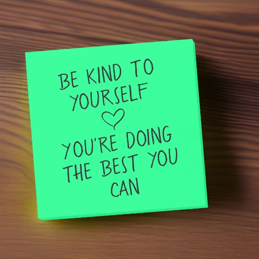 Zelfvriendelijkheid positieve post het merkt op post-it® notes