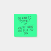 Zelfvriendelijkheid positieve post het merkt op post-it® notes (Voorkant)