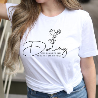 Zelfwaarde en bewustzijn van geestelijke gezondhei t-shirt