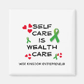 ZELFZELFZORGZORGZORG Christelijk Magneet (Voorkant)