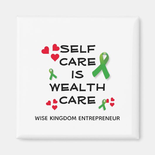 ZELFZELFZORGZORGZORG Christelijk Magneet (Voorkant)