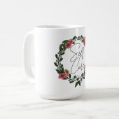 Zelfzorg Bloemen Koffiemok (Voorkant links)