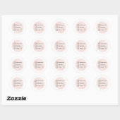 Zelfzorg Checklist Sticker - Minimalistische Roze  (Vel)