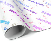 Zelfzorg en zelfliefde cadeaupapier (Rol Hoek)