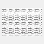 Zelfzorg en zelfliefde inpakpapier vel (Voorkant 2)