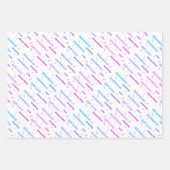 Zelfzorg en zelfliefde inpakpapier vel (Voorkant)