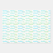 Zelfzorg en zelfliefde inpakpapier vel (Voorkant)