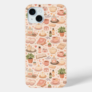 Zelfzorg Esthetisch Patroon iPhone 15 Mini Hoesje