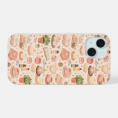 Zelfzorg Esthetisch Patroon iPhone 15 Case (Achterkant horizontaal)