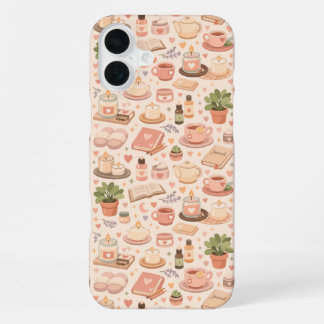 Zelfzorg Esthetisch Patroon iPhone 16 Plus Hoesje