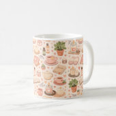 Zelfzorg Esthetisch Patroon Koffiemok (Voorkant rechts)
