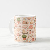 Zelfzorg Esthetisch Patroon Koffiemok (Voorkant links)