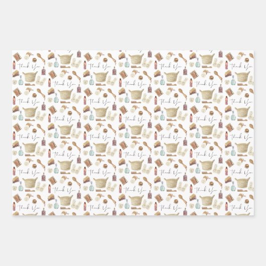 Zelfzorg Inpakpapier Vellen Bedankt (Voorkant)