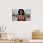 Zelfzorg is een reis naar uitstraling poster (Keuken)