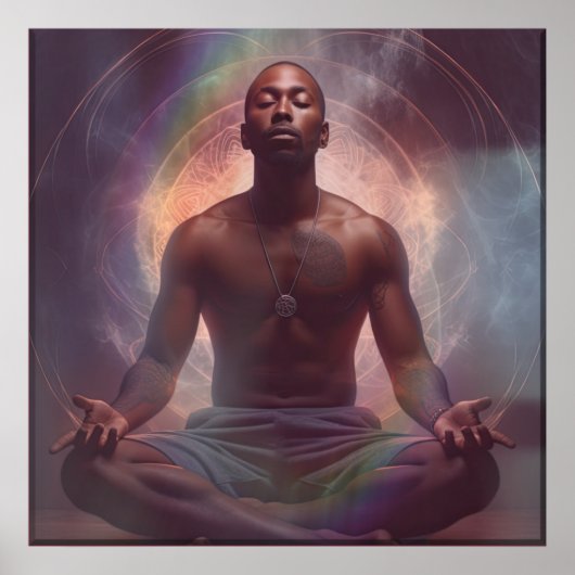 Zelfzorg is een reis naar uitstraling poster (Voorkant)