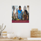 Zelfzorg is een reis naar uitstraling poster (Keuken)