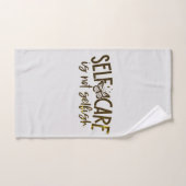 zelfzorg is niet egoïstisch bad handdoek (Handdoek)
