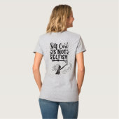 "Zelfzorg is niet egoïstisch" Inspirerend afbeeldi T-shirt (Achterkant volledig)